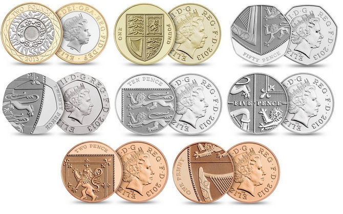 zamjena kovanica engleskih britanskih funti u kune
