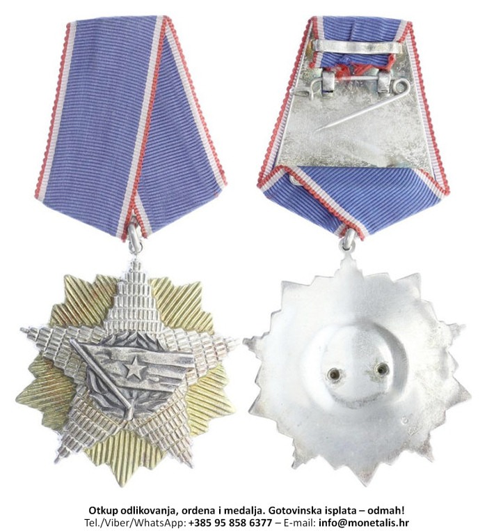 Otkupljujemo odlikovanje Orden jugoslavenske zastave sa zlatnom zvijezdom (IV. red) - 095 858 6377